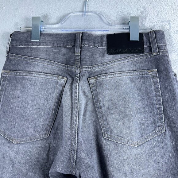 Eddie Bauer Straight Leg Jeans Specially Dyed Mid Rise Women's Gray Size 30X30 - Picture 4 of 12